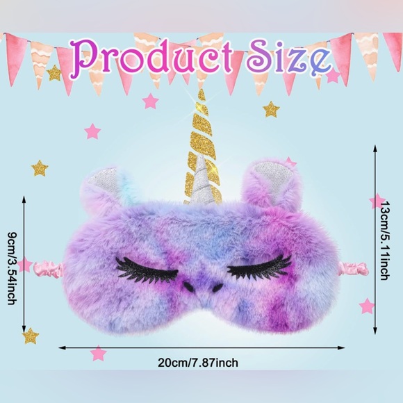 Soft Cute Cute Unicorn Sleep Mask Night Sleep Eye Masks Covers for Sleeping Mask - Picture 5 of 6